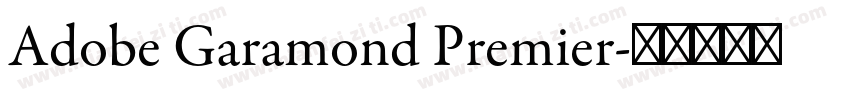 Adobe Garamond Premier字体转换